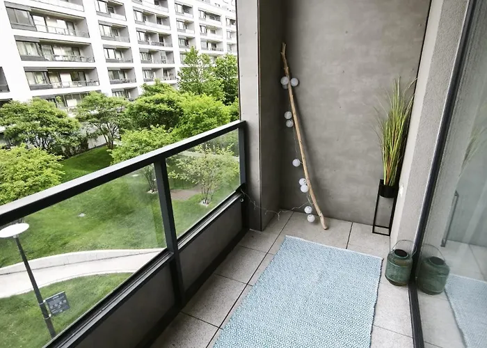 Cozy Urban - Balcony With Garden View